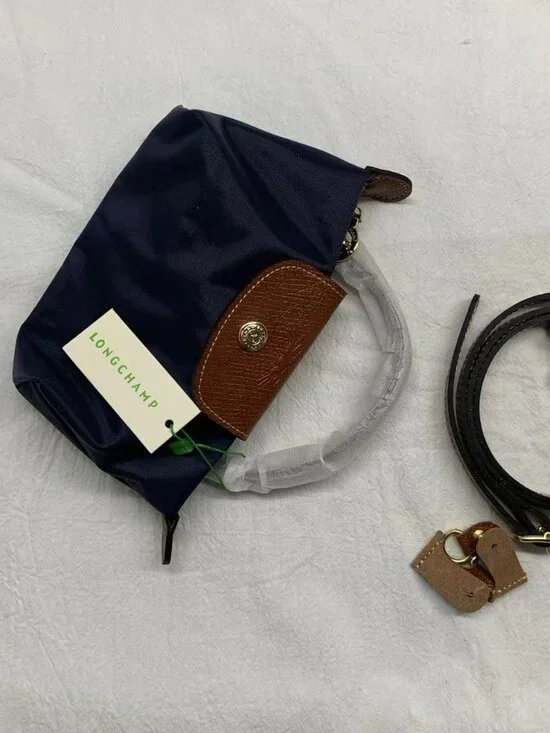 💎Longchamp Navy blue Mini Crossbody Bag - Picture 1 of 5
